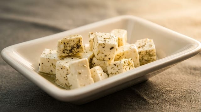 Feta & olive oil.